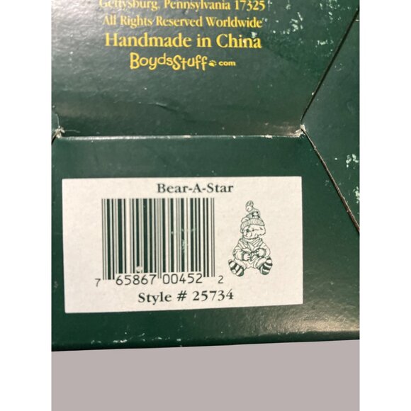 Boyds Collection Bear-A-Star Christmas Ornament - Picture 3 of 14